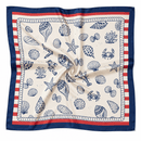 WLQS400 Sea Print Square Scarf