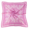 WLQS514 Bandana Print Square Scarf
