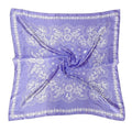 WLQS514 Bandana Print Square Scarf