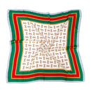 WLQS516 Border Print Square Scarf