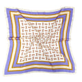 WLQS516 Border Print Square Scarf