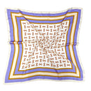 WLQS516 Border Print Square Scarf