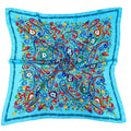 WLQS524 Paisley Print Square Scarf