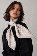 WLQS526 Bandana Print Square Scarf