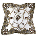 WLQS528 Chain Print Square Scarf