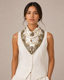 WLQS528 Chain Print Square Scarf