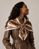 WLQS530 Chain Print Square Scarf