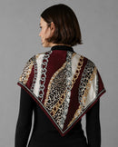 WLQS530 Chain Print Square Scarf