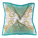 WLQS546 Riding Crop Print Square Scarf
