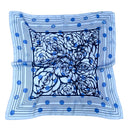 WLQS554 Rose Border Print Square Scarf