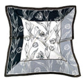 WLQS556 Flower Print Square Scarf
