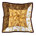 WLQS556 Flower Print Square Scarf