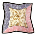 WLQS556 Flower Print Square Scarf