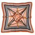 WLQS558 Harness Star Print Square Scarf