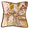 WLQS560 Animal Print Square Scarf