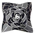 WLQS566 Giant Rose Print Square Scarf