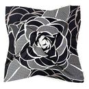 WLQS566 Giant Rose Print Square Scarf