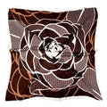 WLQS566 Giant Rose Print Square Scarf