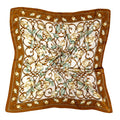 WLQS572 Rose Print Square Scarf