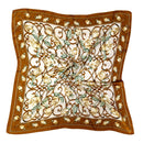WLQS572 Rose Print Square Scarf