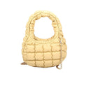 HQ127 Olivia Mini Quilted Puffer Top Handle Crossbody Bag
