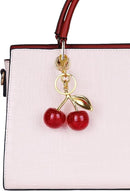 AC61070 Fay Cherry Keychain/Bag Charm - MiMi Wholesale