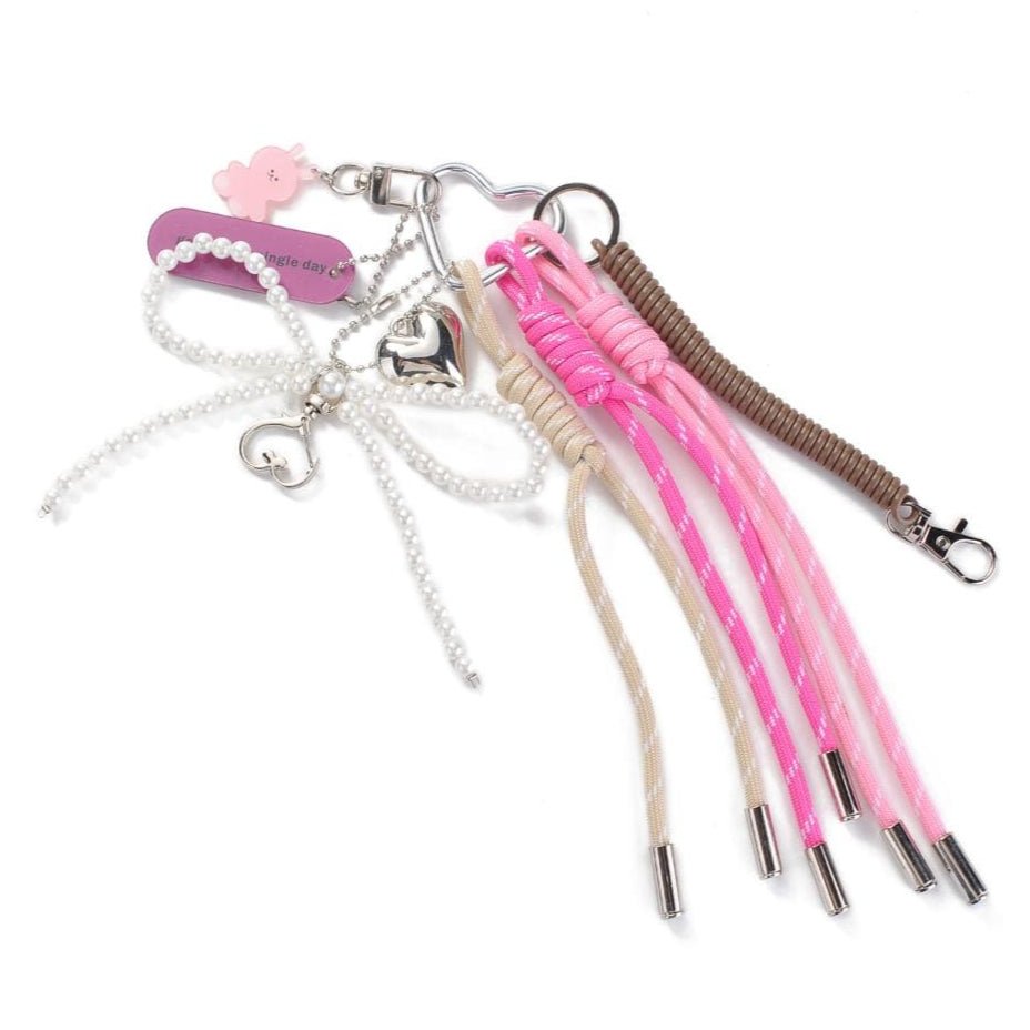AC61154 Bowie Keychain/Bag Charm - MiMi Wholesale
