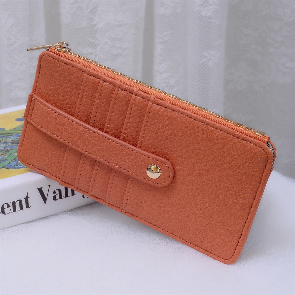 AD004 Saige Slim Cardholder Wallet - MiMi Wholesale