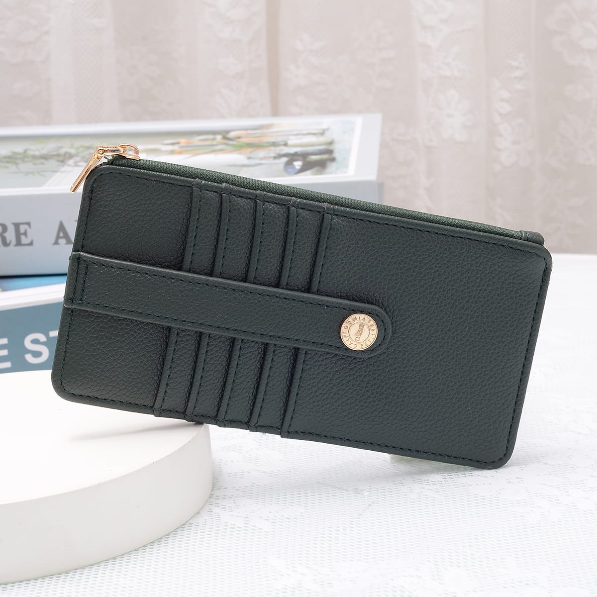 AD004 Saige Slim Cardholder Wallet - MiMi Wholesale