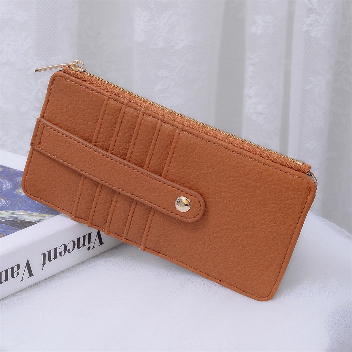 AD004 Saige Slim Cardholder Wallet - MiMi Wholesale