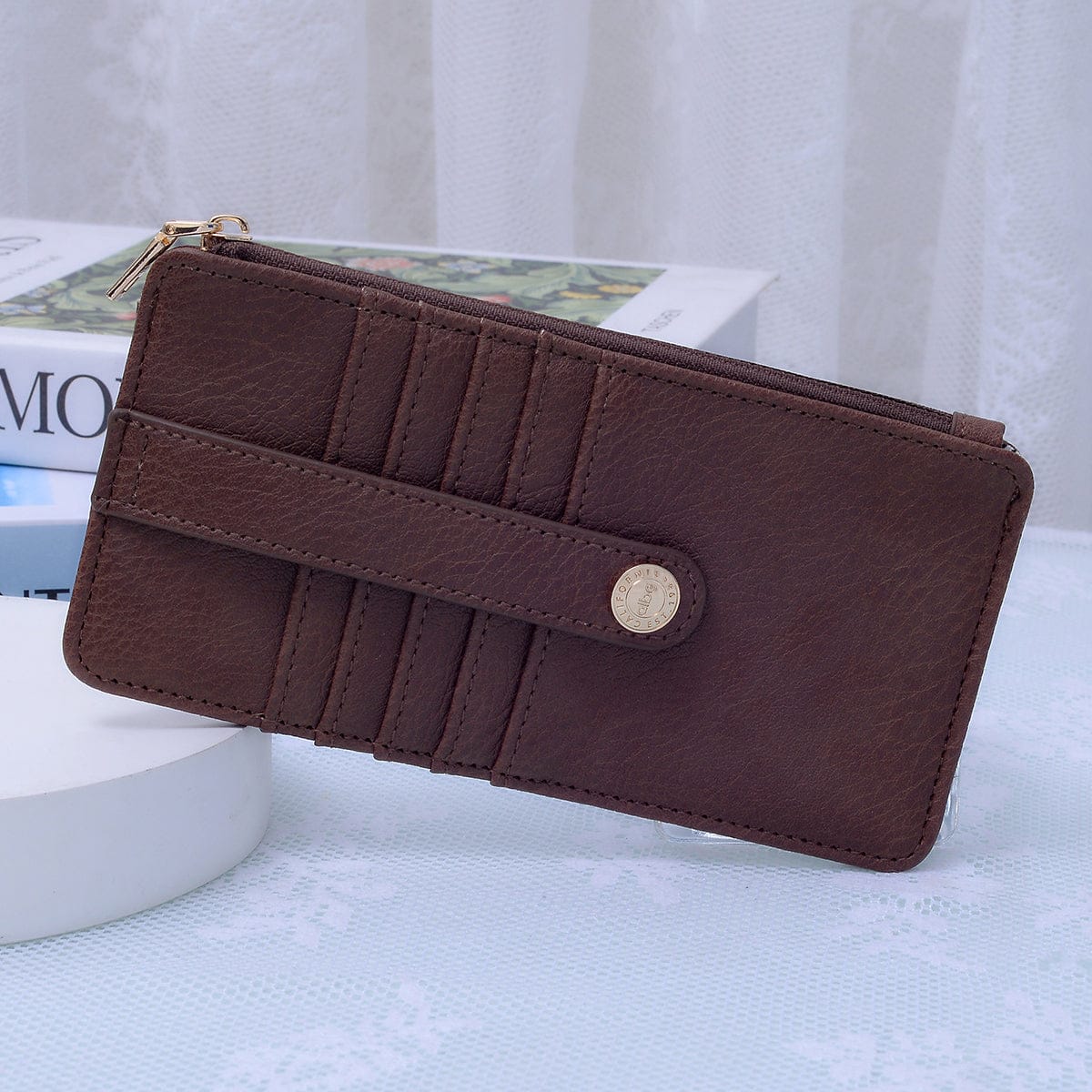 AD004 Saige Slim Cardholder Wallet - MiMi Wholesale