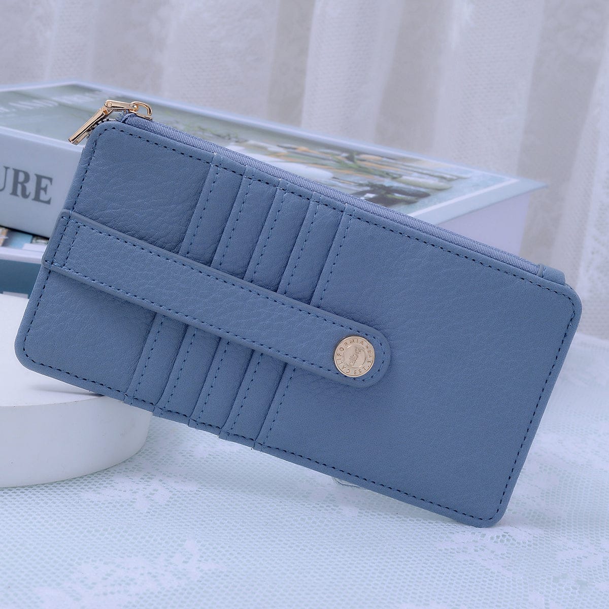 AD004 Saige Slim Cardholder Wallet - MiMi Wholesale
