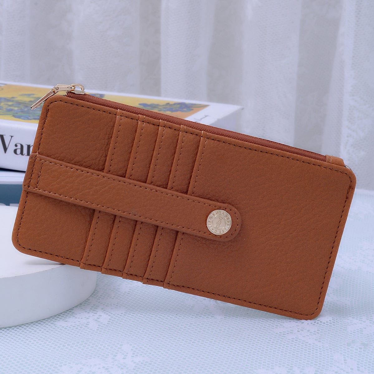 AD004 Saige Slim Cardholder Wallet - MiMi Wholesale