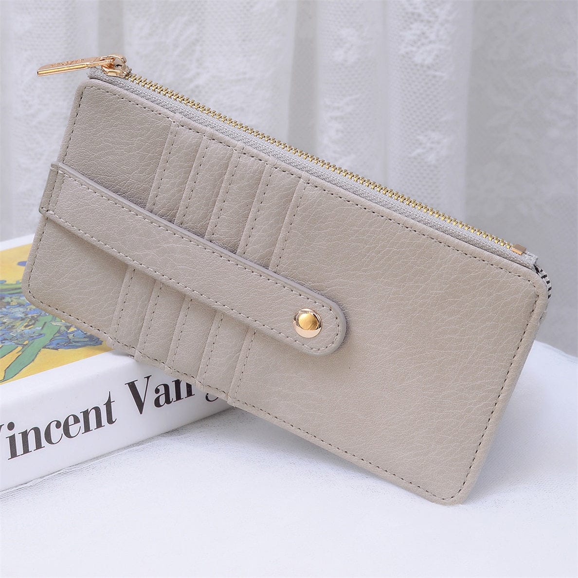 AD004 Saige Slim Cardholder Wallet - MiMi Wholesale