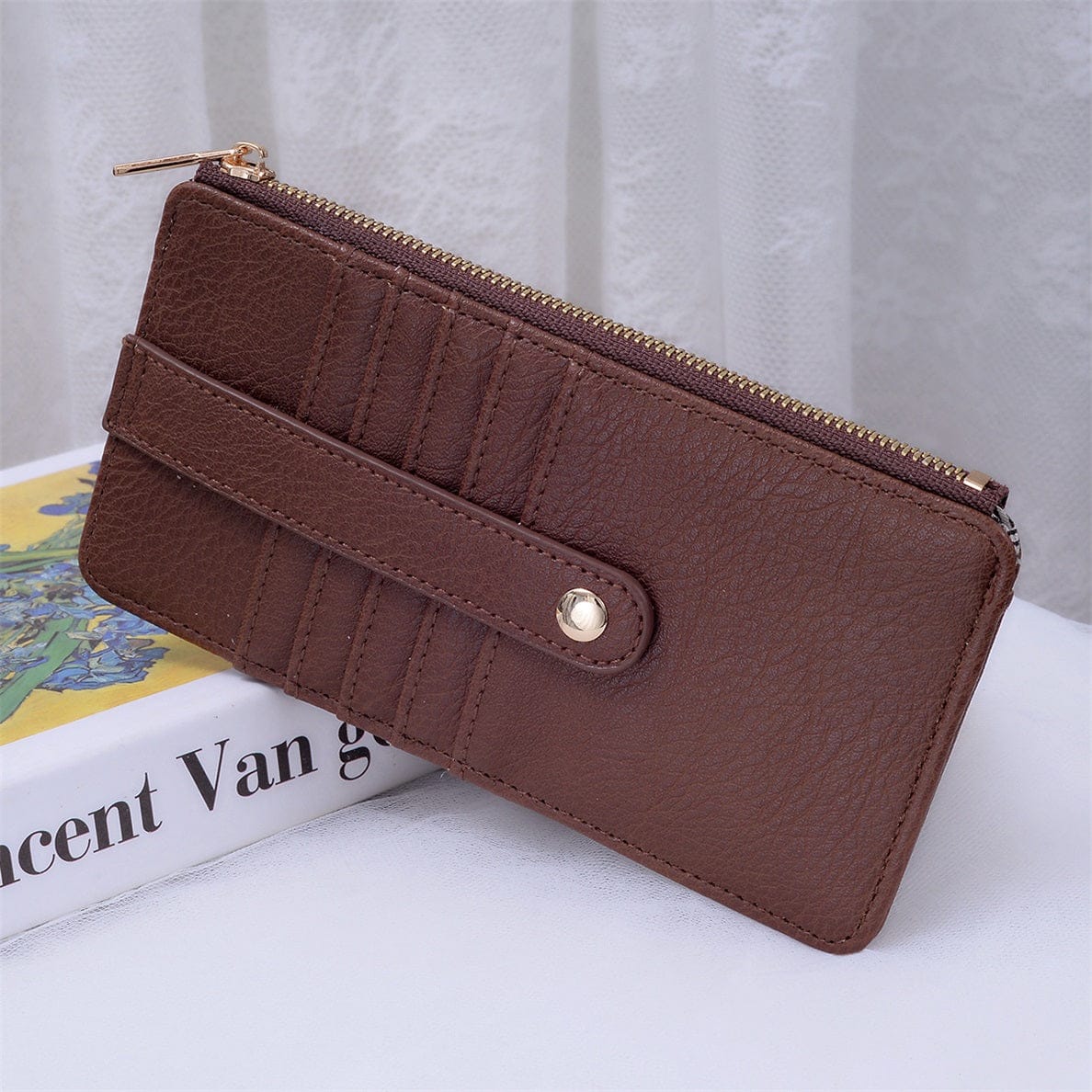 AD004 Saige Slim Cardholder Wallet - MiMi Wholesale
