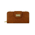 AD041 Turn Lock Crossbody Wallet - MiMi Wholesale