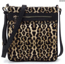 AD1238 Front Zippered Crossbody Bag - MiMi Wholesale