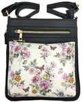 AD1238 Front Zippered Crossbody Bag - MiMi Wholesale