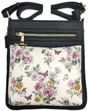 AD1238 Front Zippered Crossbody Bag - MiMi Wholesale