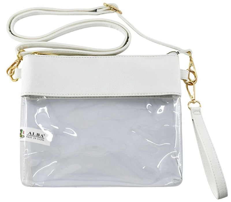 AD200T Game Day Clear Crossbody Bag/Clutch - MiMi Wholesale