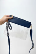 AD200T Game Day Clear Crossbody Bag/Clutch - MiMi Wholesale
