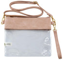 AD200T Game Day Clear Crossbody Bag/Clutch - MiMi Wholesale