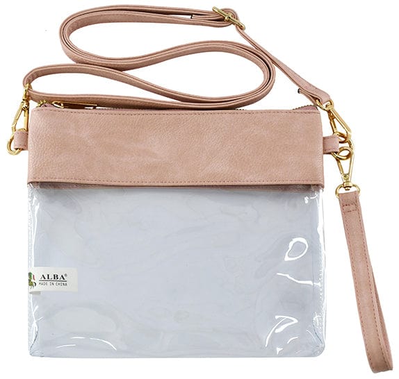 AD200T Game Day Clear Crossbody Bag/Clutch - MiMi Wholesale