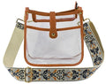 AD770T Jeanette Clear Crossbody Bag With Guitar Strap - MiMi Wholesale