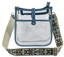 AD771T Amarah Clear Crossbody Bag With Guitar Strap - MiMi Wholesale
