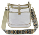 AD771T Amarah Clear Crossbody Bag With Guitar Strap - MiMi Wholesale