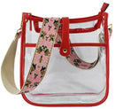 AD771T Amarah Clear Crossbody Bag With Guitar Strap - MiMi Wholesale