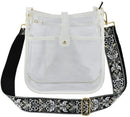 AD771T Amarah Clear Crossbody Bag With Guitar Strap - MiMi Wholesale