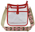 AD771T Amarah Clear Crossbody Bag With Guitar Strap - MiMi Wholesale