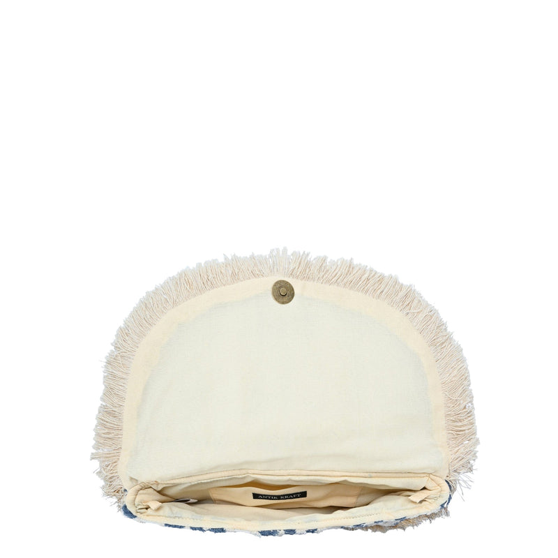AIN289 Shells&Beads - Work Fringe over Clutch - MiMi Wholesale
